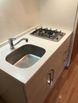 キッチン　★使いやすい二口コンロ、システムキッチン★