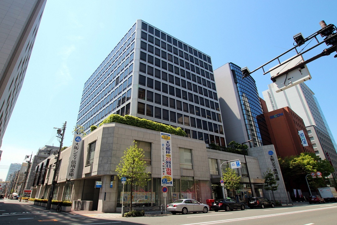 銀行　大阪シティ信用金庫江戸堀支店（銀行）まで567m