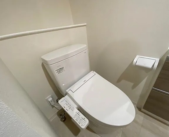 トイレ　ゆったりとした空間のトイレです