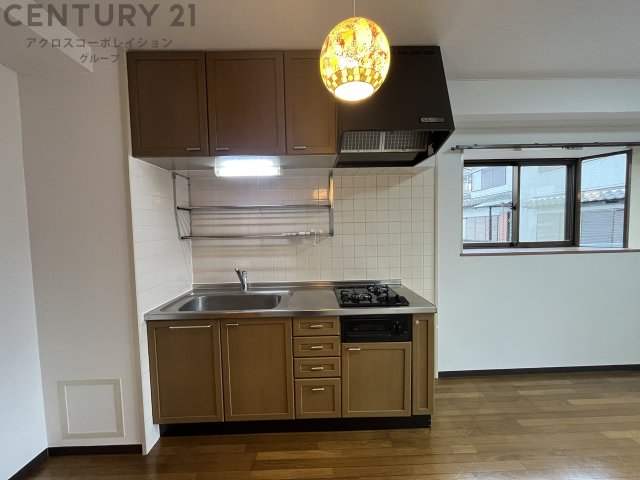 キッチン　2口ガスコンロ付のシステムキッチン♪