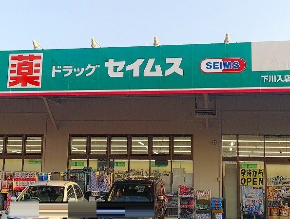 ドラックストア　ドラッグセイムス下川入（ドラッグストア）まで550m
