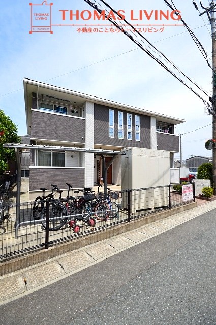建物外観　粕屋町でのお部屋探しは、トーマスリビング粕屋店へご相談下さい
