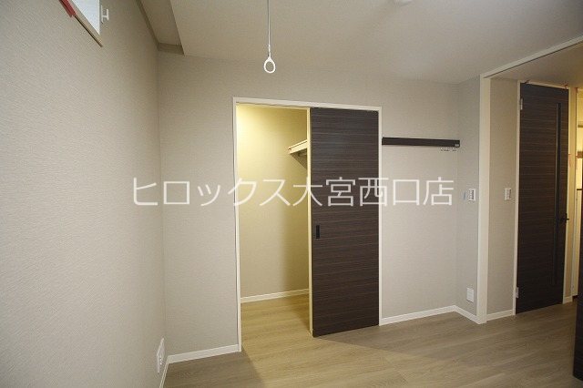 収納　洗面所内の簡易可動棚