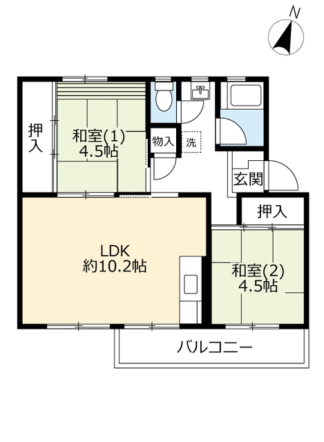 UR鶴川の間取り写真