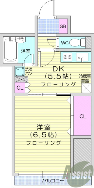 平和マンション北仙台の間取り写真