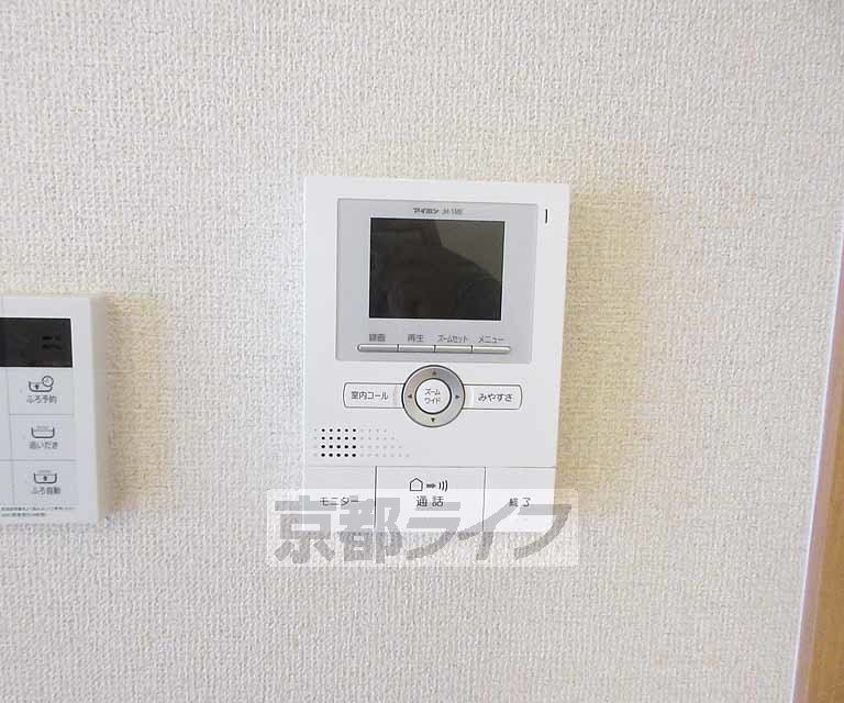 セキュリティ　モニターつきで安心です