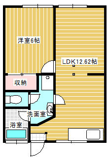 ＪＲ東金線 東金駅 徒歩19分 2階建 築40年の間取り写真