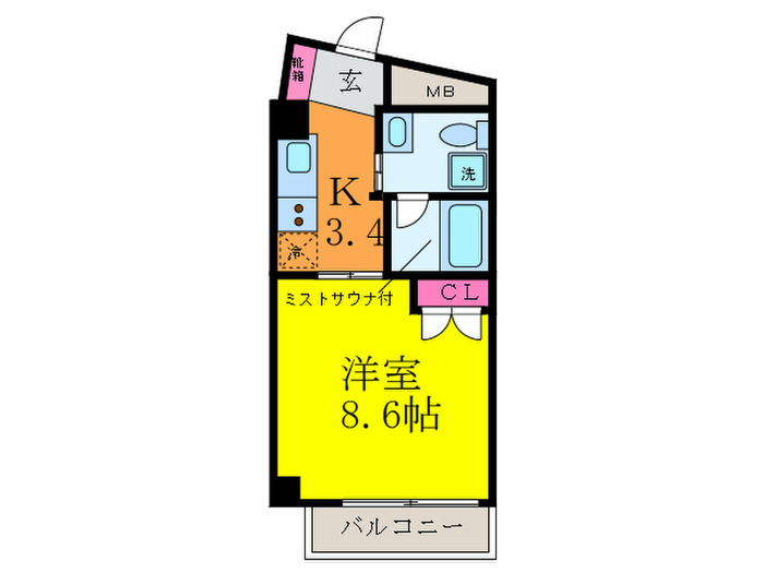 OAZO千里丘の間取り写真