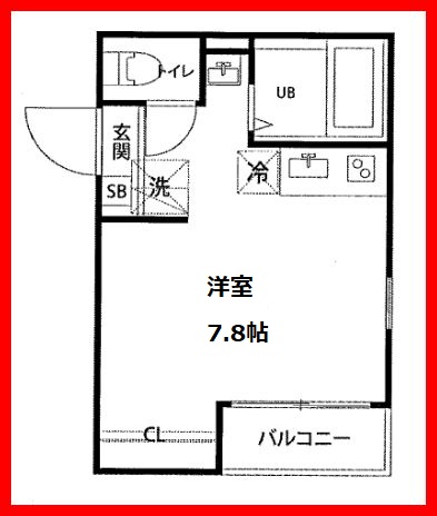 ドエル三ノ輪の間取り写真