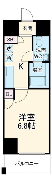 エルザビル名古屋駅前の間取り写真