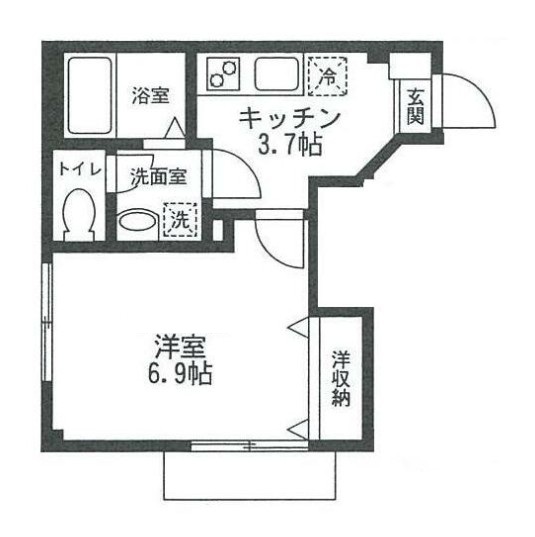 西武池袋線 東久留米駅 徒歩3分 2階建 築15年の間取り写真