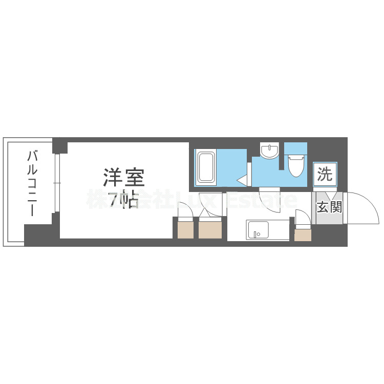 スワンズ谷町セントシティの間取り写真