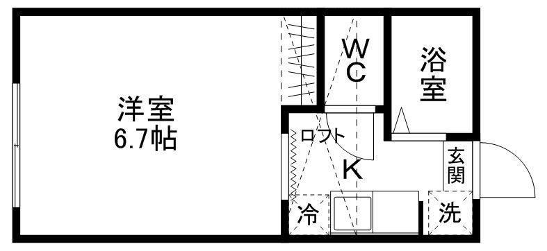パレットヒルズの間取り写真