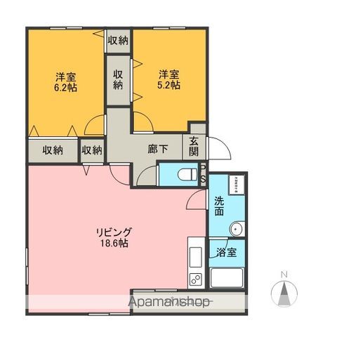 シティコート東町の間取り写真