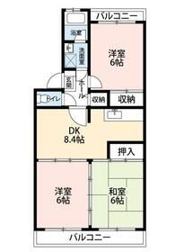 ロイヤルグリーン八千代4号棟の間取り写真