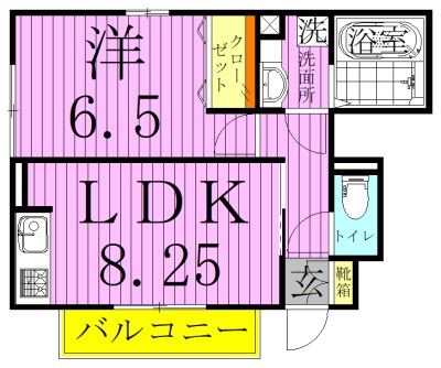 ガーネットブライトの間取り写真