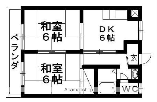 東武伊勢崎線 新田駅 徒歩21分 3階建 築40年の間取り写真