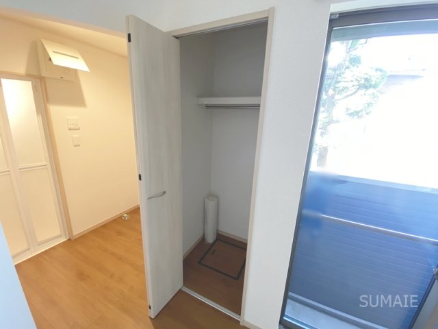 収納　上部まで収納できるクローゼット！