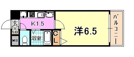 エステムコート神戸西3フロンタージュの間取り写真