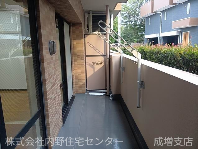 バルコニー　南向きのバルコニー
