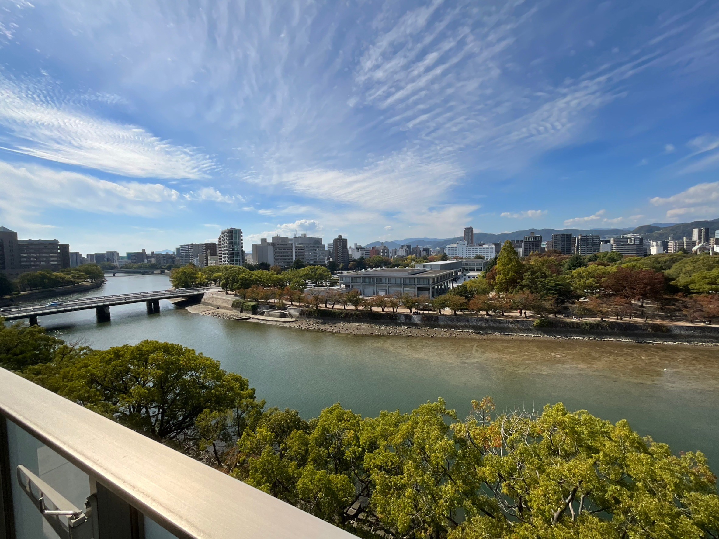 【広島市中区大手町のマンションのバルコニー】