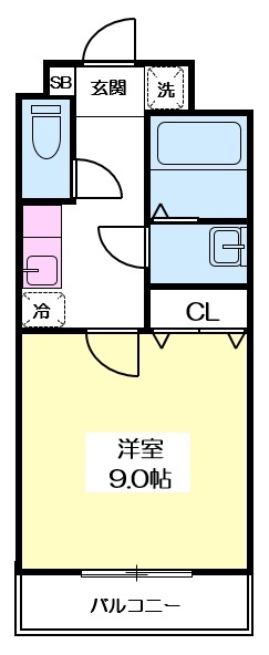 サンヴァーリオ奥羽大学前の間取り