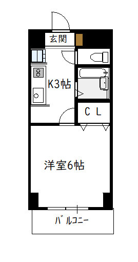 EAST　TACHIBANAの間取り