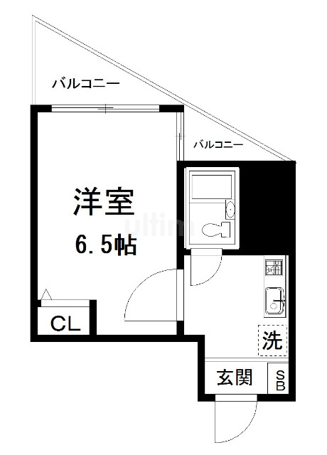 【エスリード京都駅前の間取り】