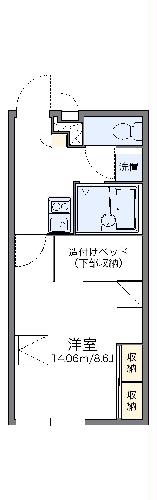 レオパレス富士見の間取り