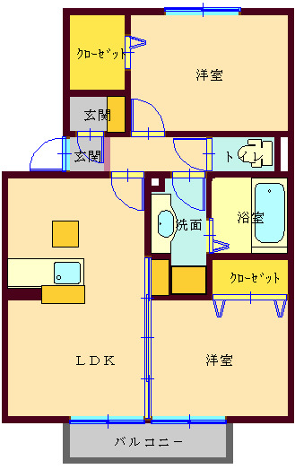 イストワールIIの間取り