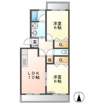 サニーフラワーの間取り