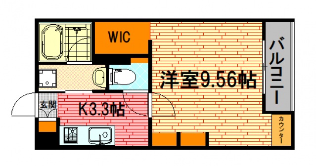 山県郡北広島町有田のアパートの間取り