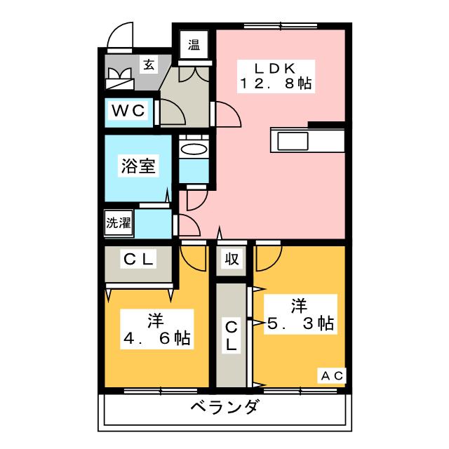 サンレジデンス大蔵の間取り