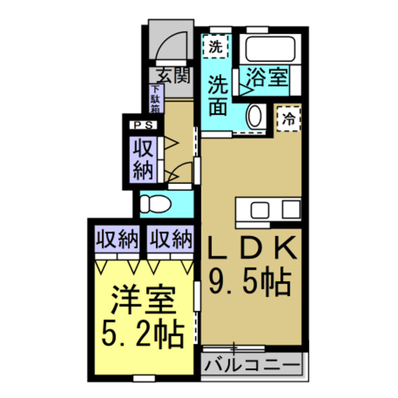 チッタ大野町の間取り