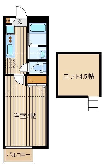 東京都練馬区石神井台６（アパート）の賃貸物件の間取り