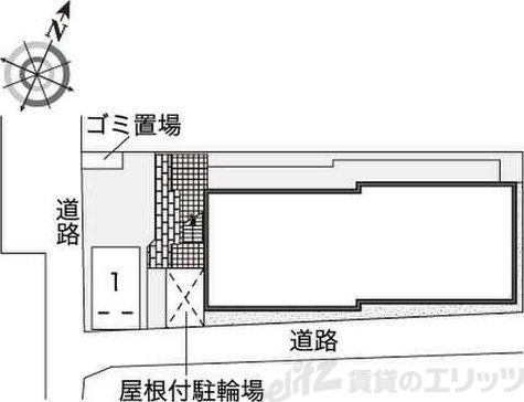 【レオパレスエムエイチ　コートの駐車場】