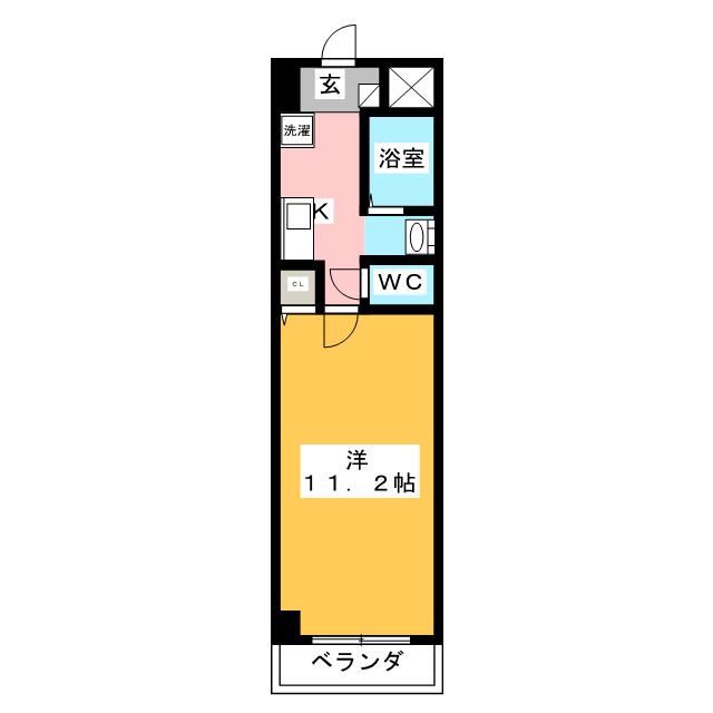 アーバンシティ西桜木の間取り