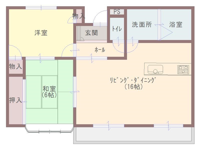 サンライズ高槻の間取り