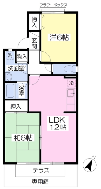 セジュール・エミュの間取り