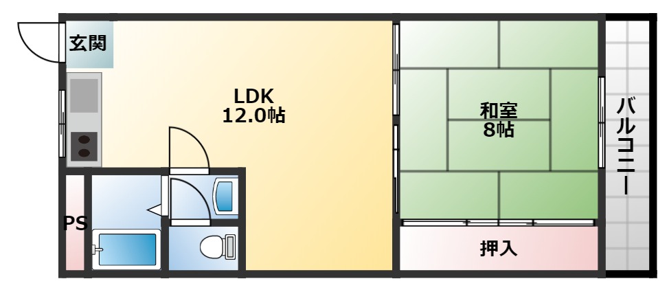 大ケイハイツの間取り