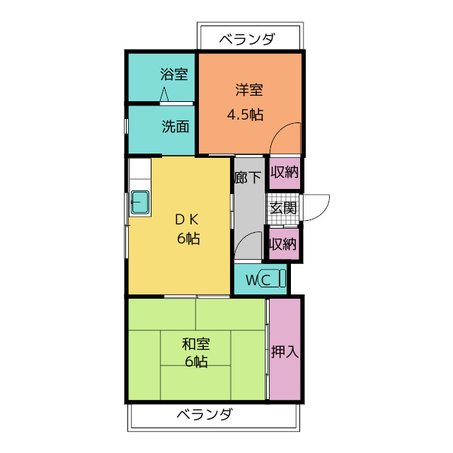 アイリス中平の間取り