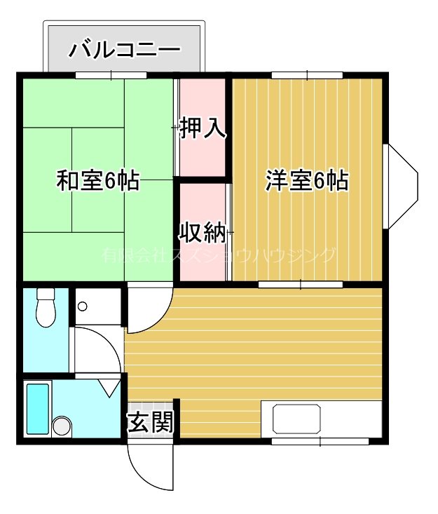 瀬谷ハイツ6の間取り