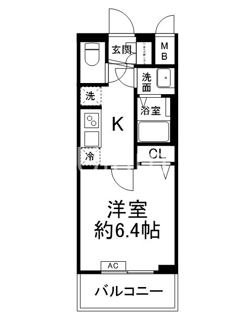 ヴィラ四条大宮の間取り