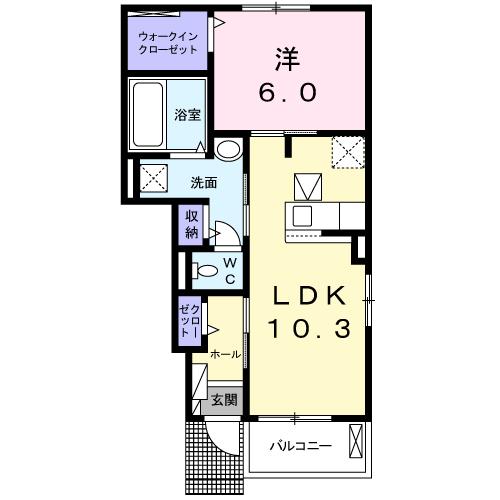 アヴニール桜ヶ丘　Iの間取り