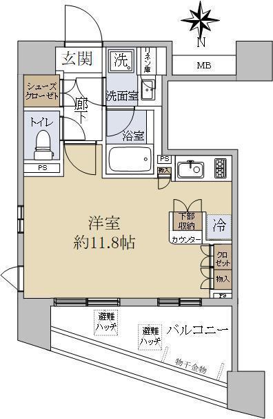 プライア渋谷の間取り