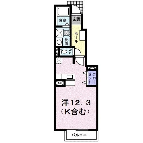 ベルシティＳａｔｏ　Ａの間取り