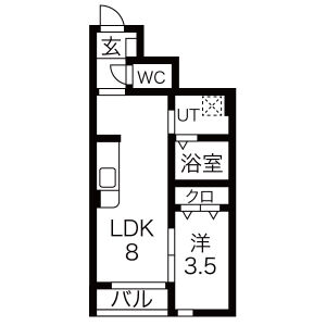 エレシス女川の間取り