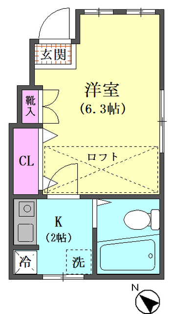 アーバン34の間取り