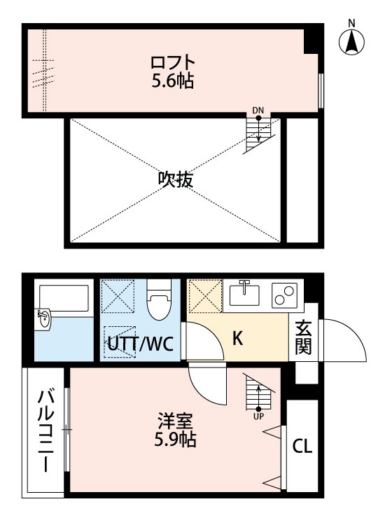 Ferris座間（フェリスザマ）の間取り