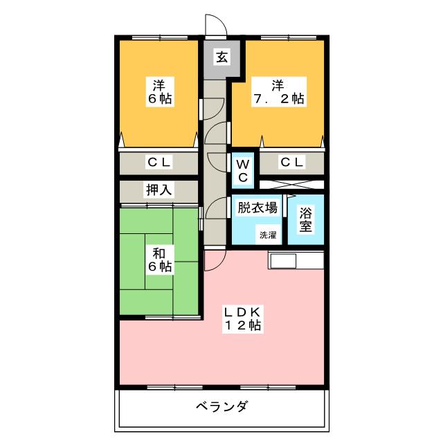 オーキッドマンション星崎の間取り